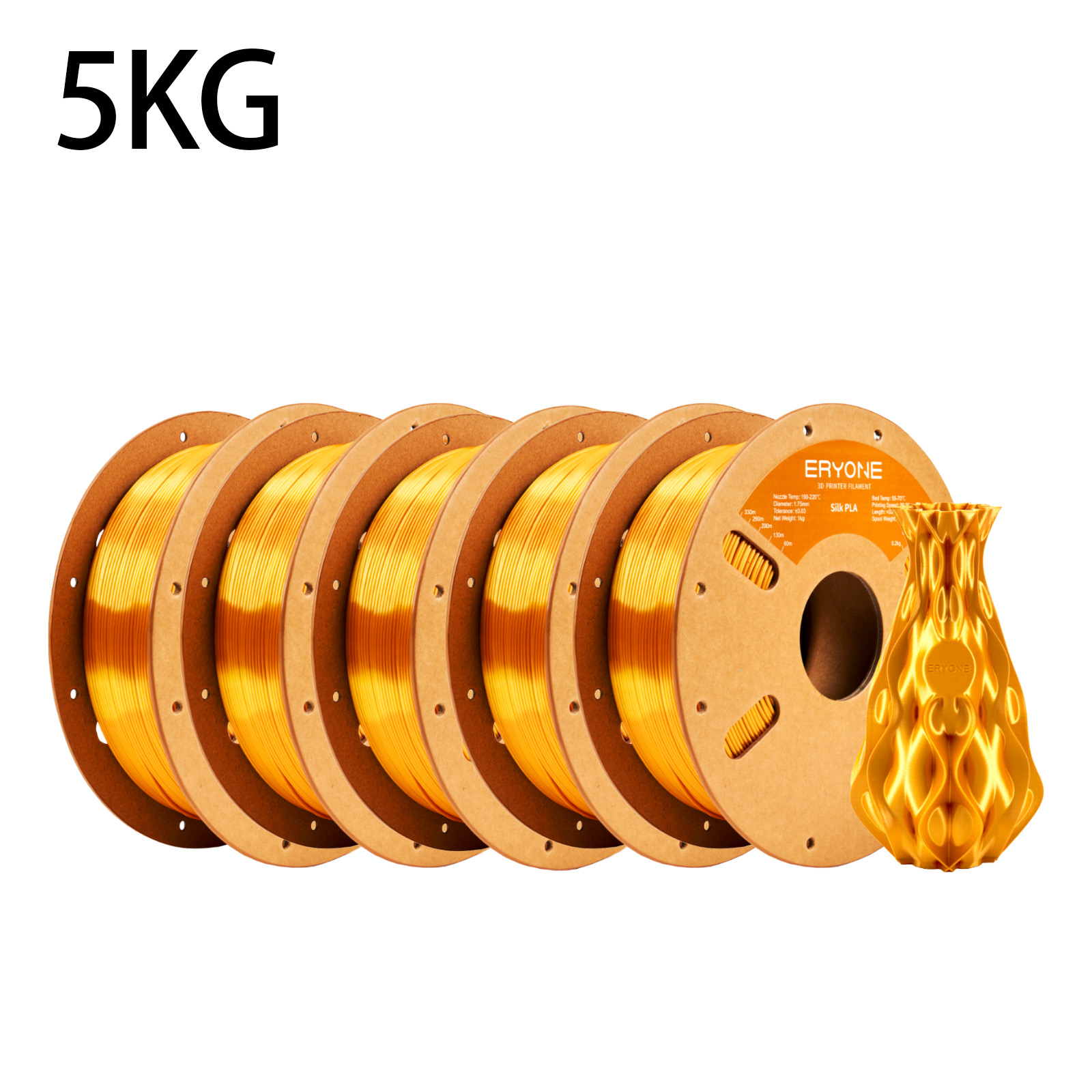Pla Filament 1.75Mm - Filamento de PLA de Seda ERYONE