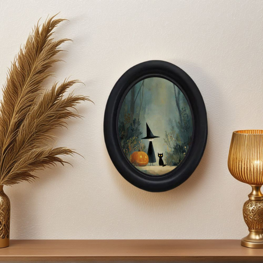 3D Printing Idea - Uma bruxa de Halloween vintage 3D