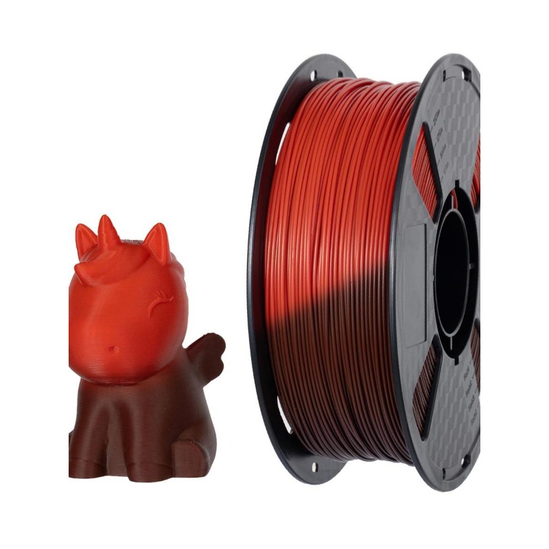 Pla Filament 1.75Mm - Filamento de Chocolate 3D Termocrômico Vermelho