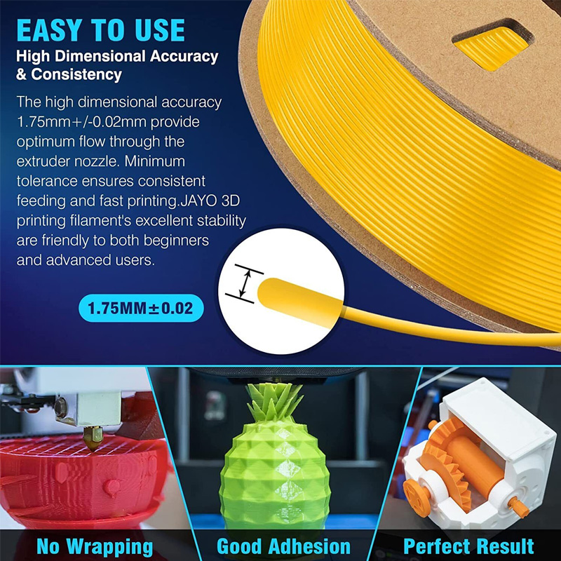 Jayo impressora 3d pla/petg/pl - Pla Filament 1.75Mm avaliação e preço