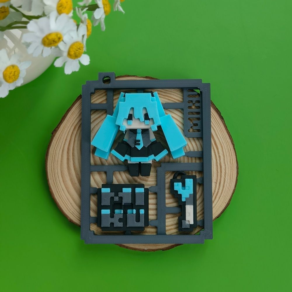Modelo Semi-Montado de Hatsune - 3D Printing Idea avaliação e preço