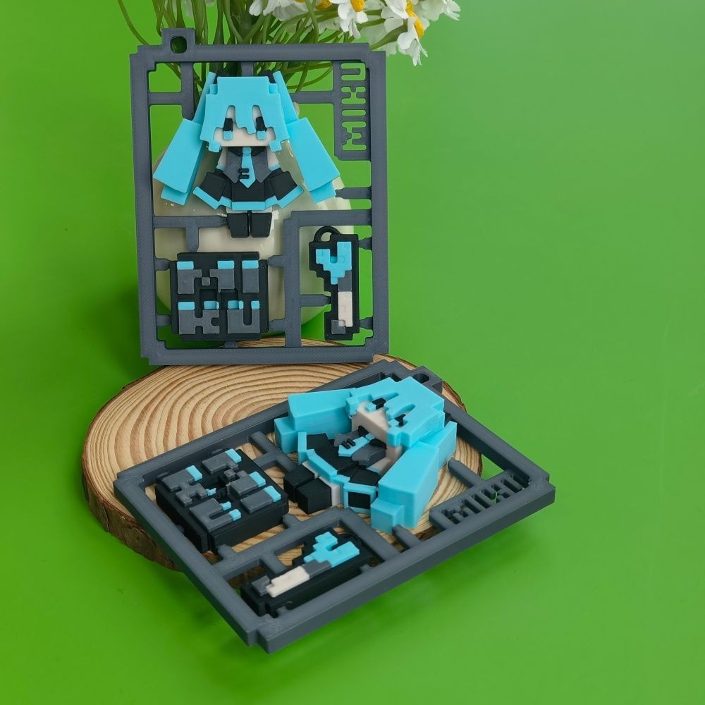 Modelo Semi-Montado de Hatsune - 3D Printing Idea avaliação e preço