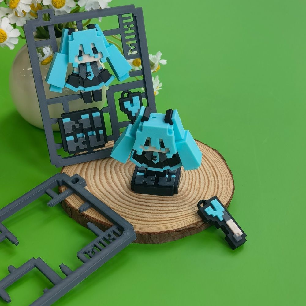 Modelo Semi-Montado de Hatsune - 3D Printing Idea avaliação e preço